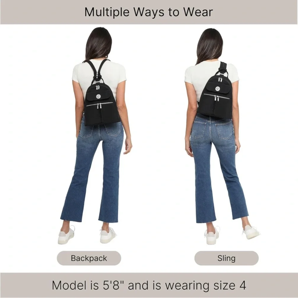 Baggallini Naples Convertible Backpack - Picture 12 of 12